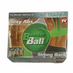 Bender Ball Exercise Yoga Pilates Ball with 3 DVDs Included